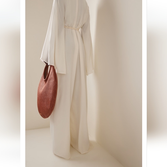 Andrea Iyamah Lili Jumpsuit in Ivory Size S/M - Picture 5 of 9